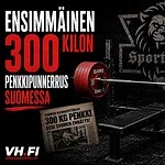 Ensimmäinen 300 kilon penkkipunnerrus Suomessa ensimmainen 300 kilon penkkipunnerrus suomessa