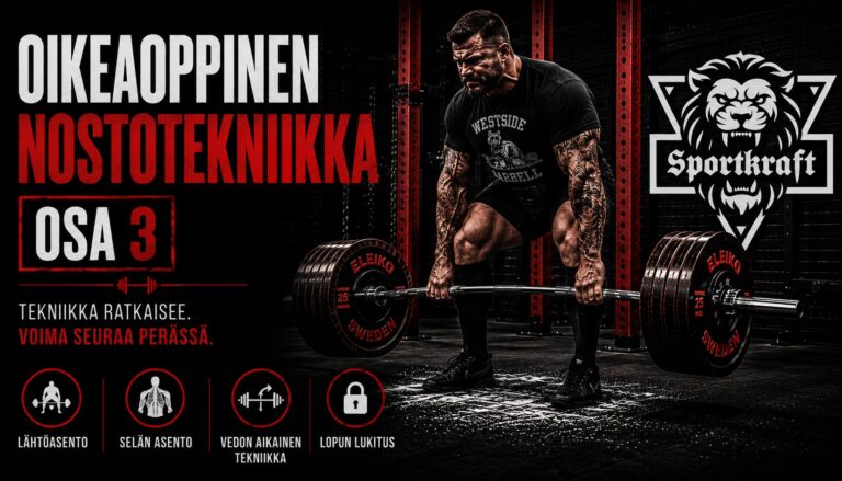 oikeaoppinen nostotekniikka osa 3