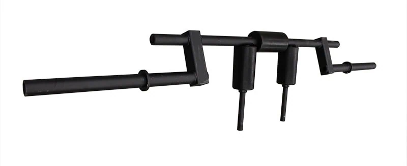 Safety Yoke Bar erikoistanko, osa 2 1 Painonnostoväline, musta, tukeva rakenne.