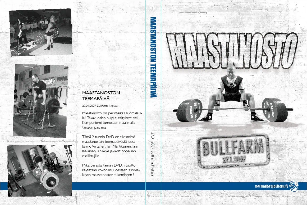 Maastanosto Teemapäivä DVD 1 Voimanosto ja kilpailutapahtuma