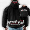Monsta Clothing hupparit 2 Mustassa hupparissa Monsta-logo