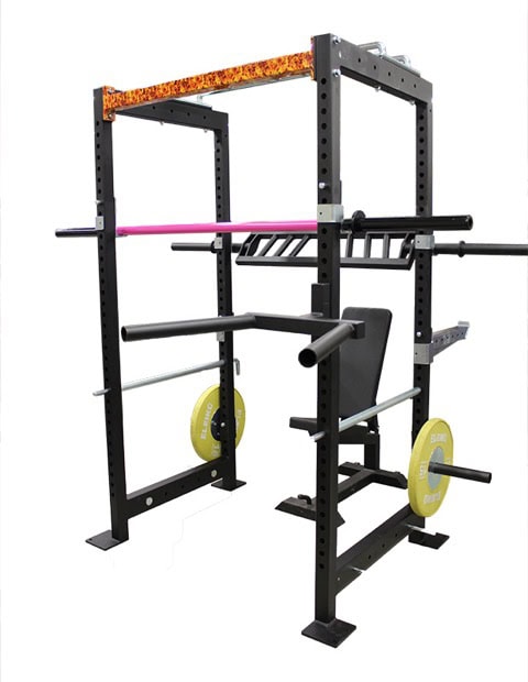 Voimailusalin perustaminen osa 2 - kotisali 2 power rack telineet