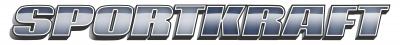 Sportkraft-logo metallisella tyylillä