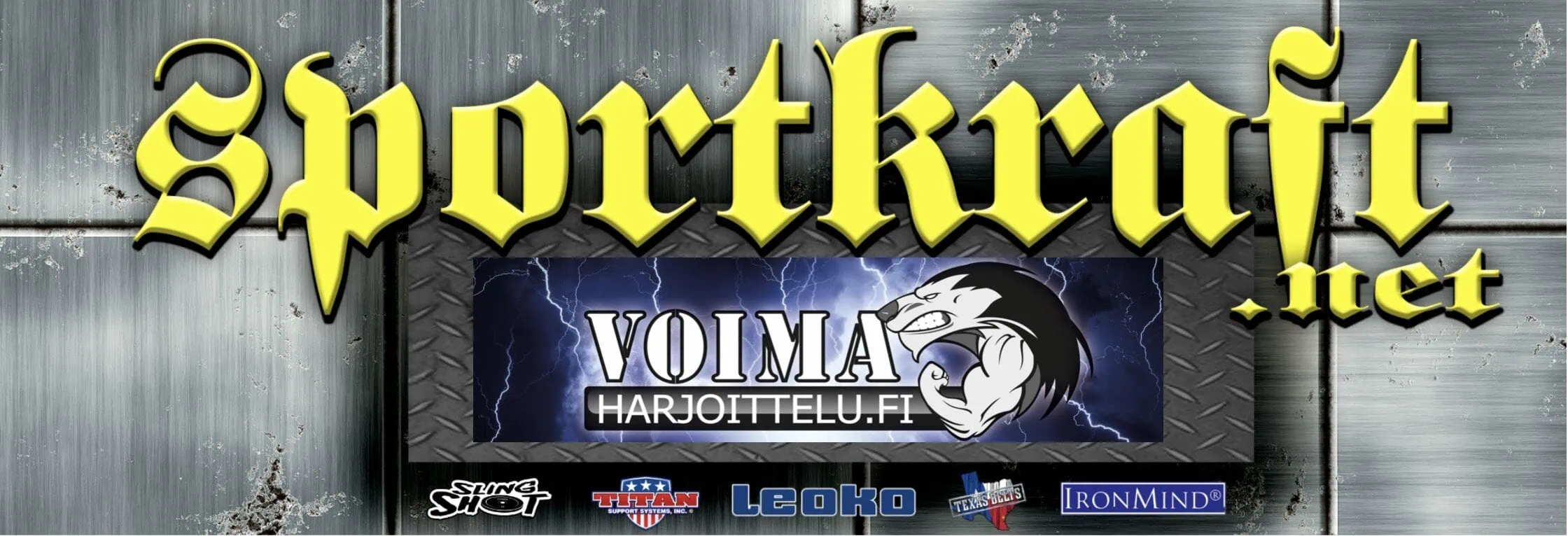 SportKraft.net myyntipiste SVNL Klassisen voimanoston SM kilpailussa Oulussa! 1 Voima ja urheilu yhdistyvät tässä.