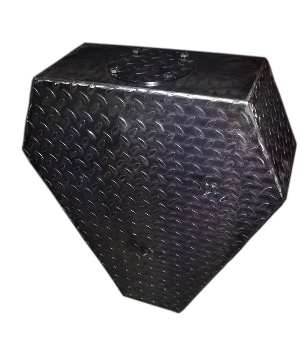 Husafell kivi 1 Metallinen, kulmikas säiliö