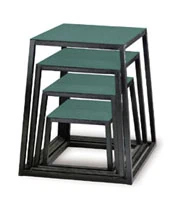 VH.fi klassikko: Lajinomainen kimmoisuusharjoittelu 2 Kolme erikokoista hyppyboksia.