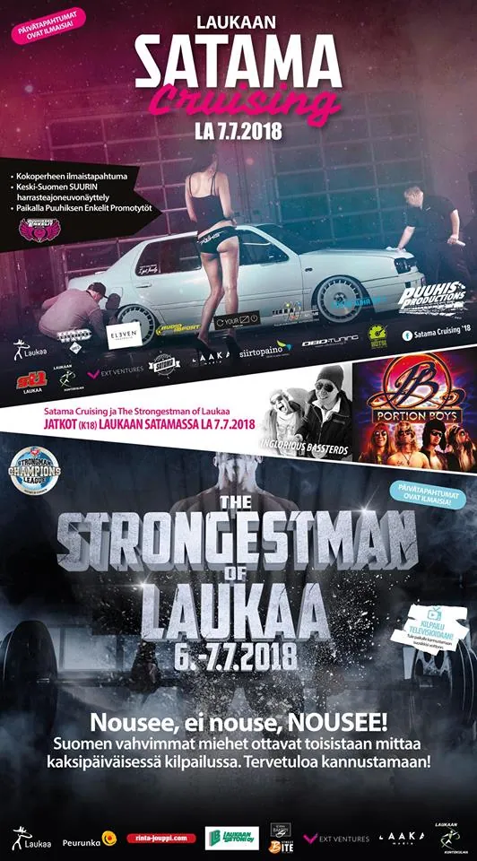 Voimamiehet Laukaan satamassa 1 voimamiehet laukaan satamassa