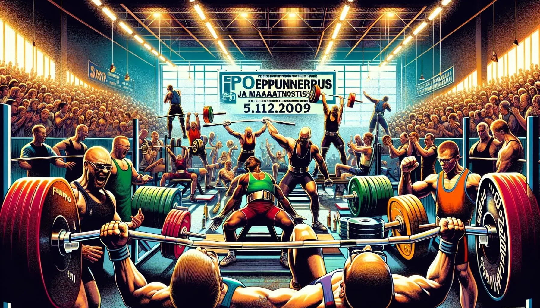 FPO SM, Penkkipunnerrus ja Maastanosto FPO SM, Penkkipunnerrus ja Maastanosto