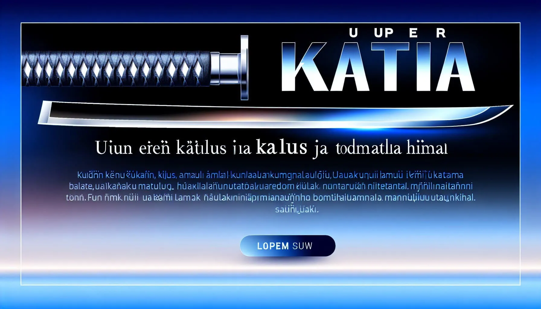 Super Katana Low cut Super Katana Low cut