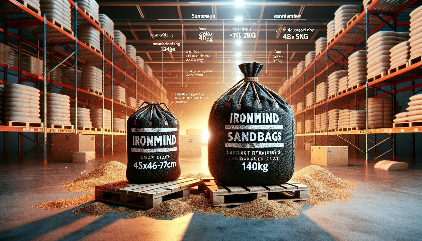 Ironmind hiekkasäkit saapumassa varastoon! Toimitukset 24.2.2020!