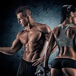 Voimaharjoittelu.fi - Kaikki sali- ja voimaharjoittelusta Kaksi kuntosaliurheilijaa painoilla.